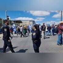 הפגנה בירושלים, השבוע. קרדיט: משטרת ישראל