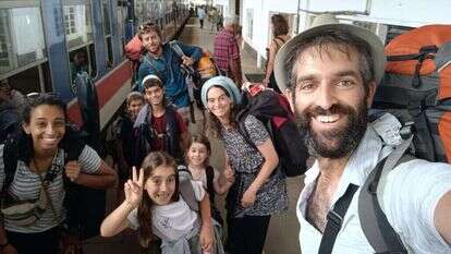 "במהלך המסע, התקשורת בינינו עלתה קומה". הכצים בדרכים. | באדיבות המשפחה