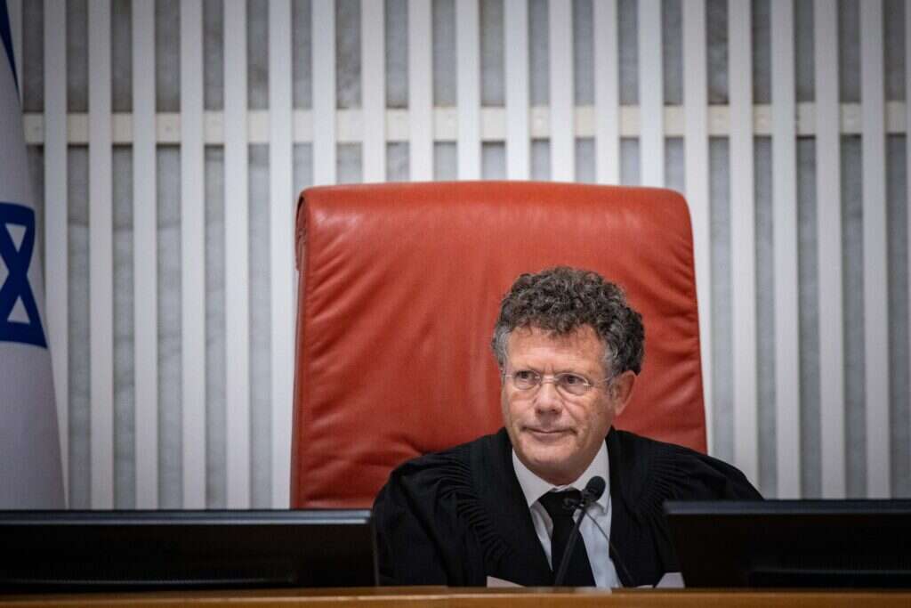 נשיא בית המשפט העליון יצחק עמית. | יונתן זינדל, פלאש 90