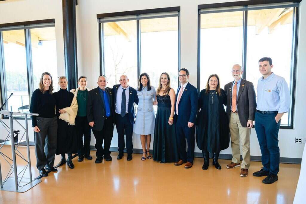 נציגים מספיר, אונ׳ העברית, אונ׳ קלמסון, עיריית שדרות וניק היילי. | Ashley N. Jones/Clemson University