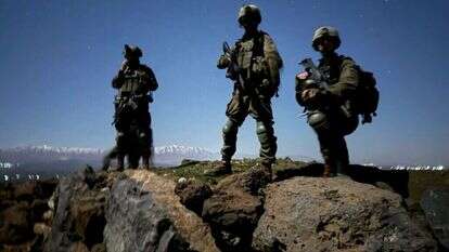 תמונות מהפשיטה הלילית של כוחות צוות הקרב של חטיבת הצנחנים בסוריה. | דובר צה"ל