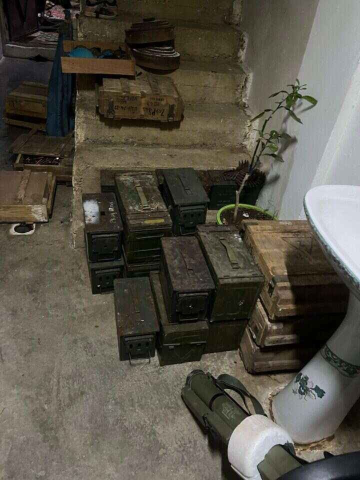 תמונות של אמצעי הלחימה שאותרו והוחרמו על-ידי הכוחות בסוריה. | דובר צה"ל