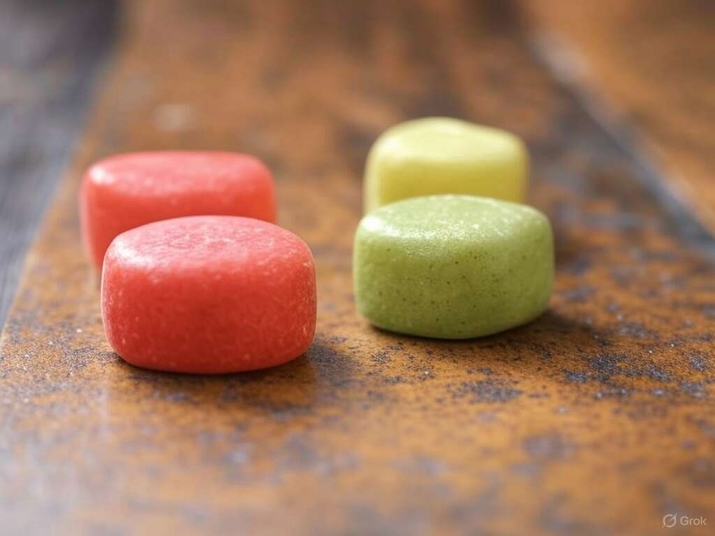 מסטיקים. הדמיית AI