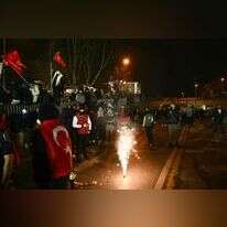 מפגינים בטורקיה נגד ארדואן. | AFP