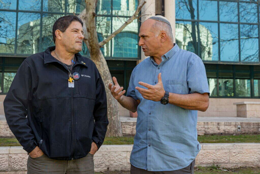 יזהר ליפשיץ ואליהו ליבמן. | נעמה שטרן