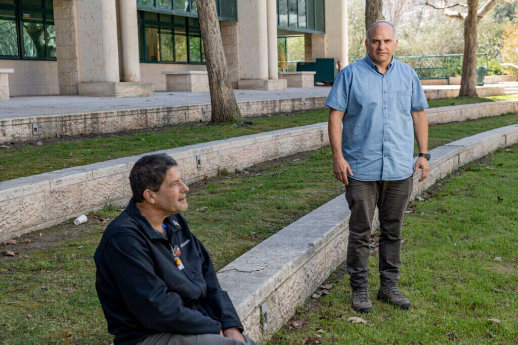 יזהר ליפשיץ ואליהו ליבמן. | נעמה שטרן