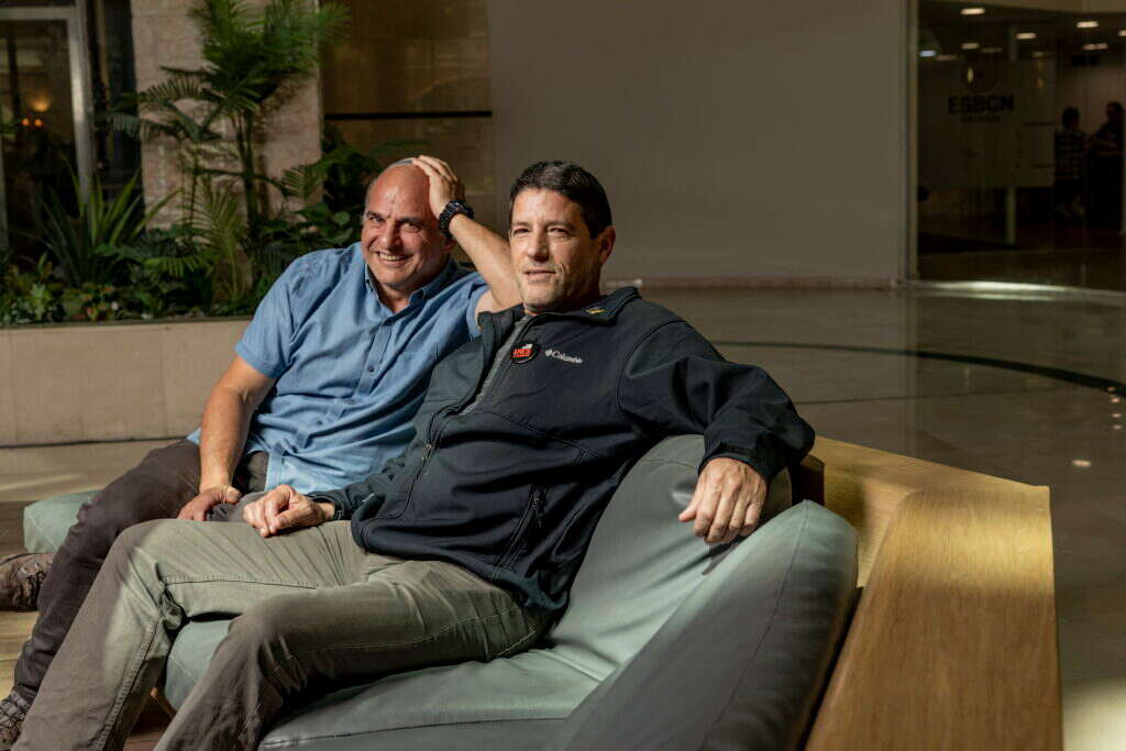 יזהר ליפשיץ ואליהו ליבמן. | נעמה שטרן