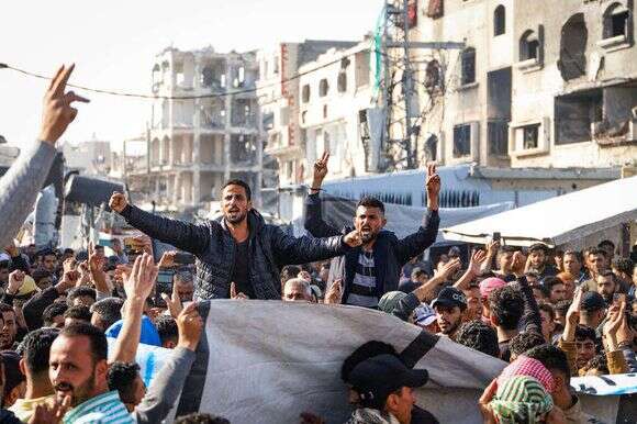 תושבי צפון רצועת עזה מפגינים בבית לאהיה נגד חמאס | פלאש 90