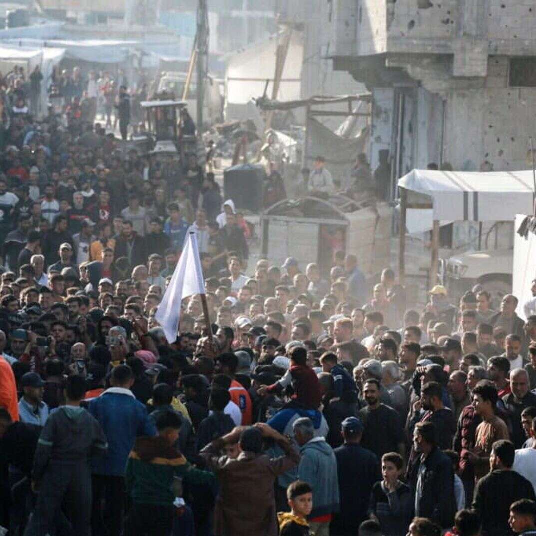 הפגנות העזתים נגד חמאס בבית לאהיה, 26.3. | AFP