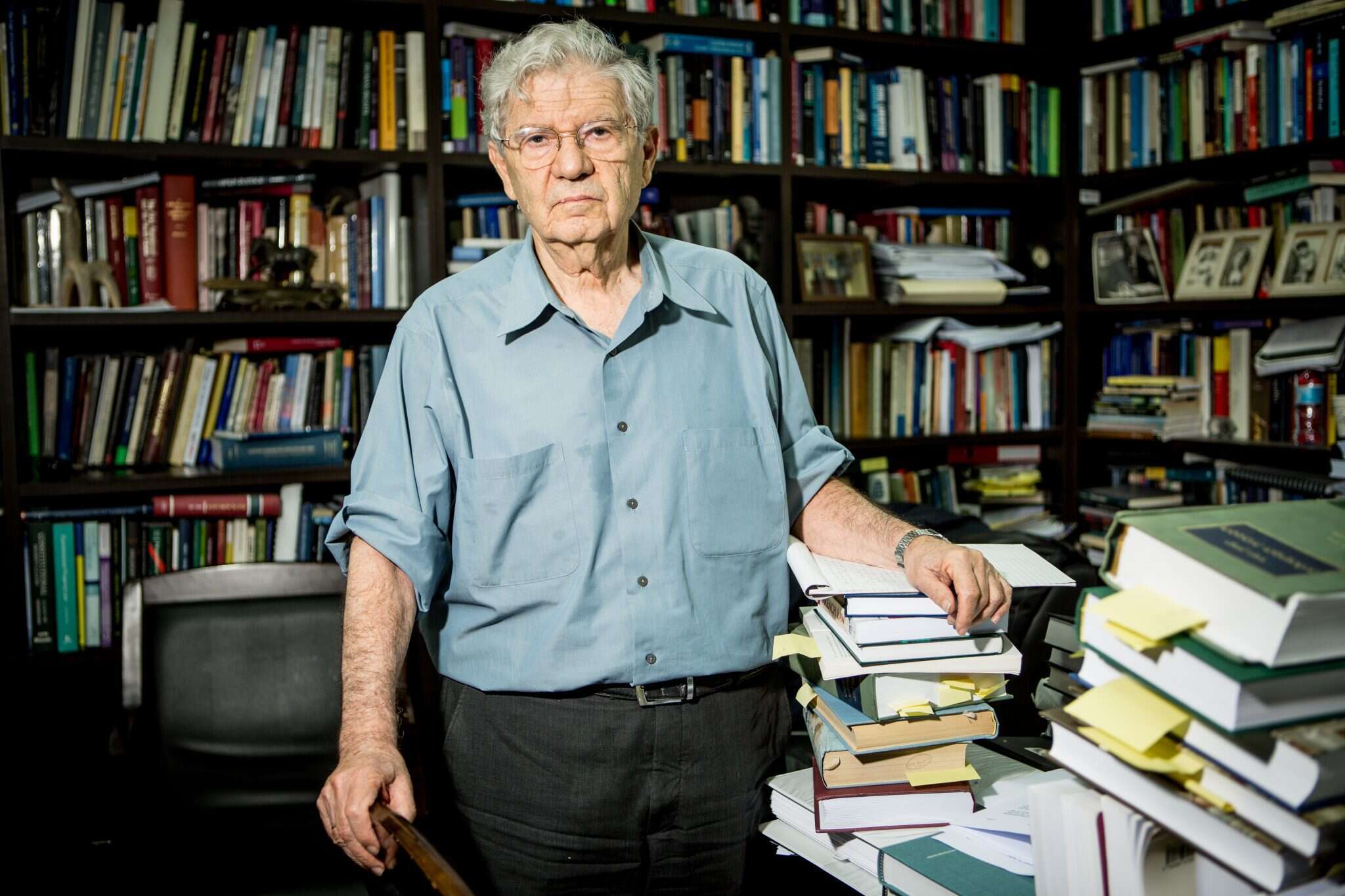 נשיא העליון לשעבר, אהרן ברק. | אריק סולטן