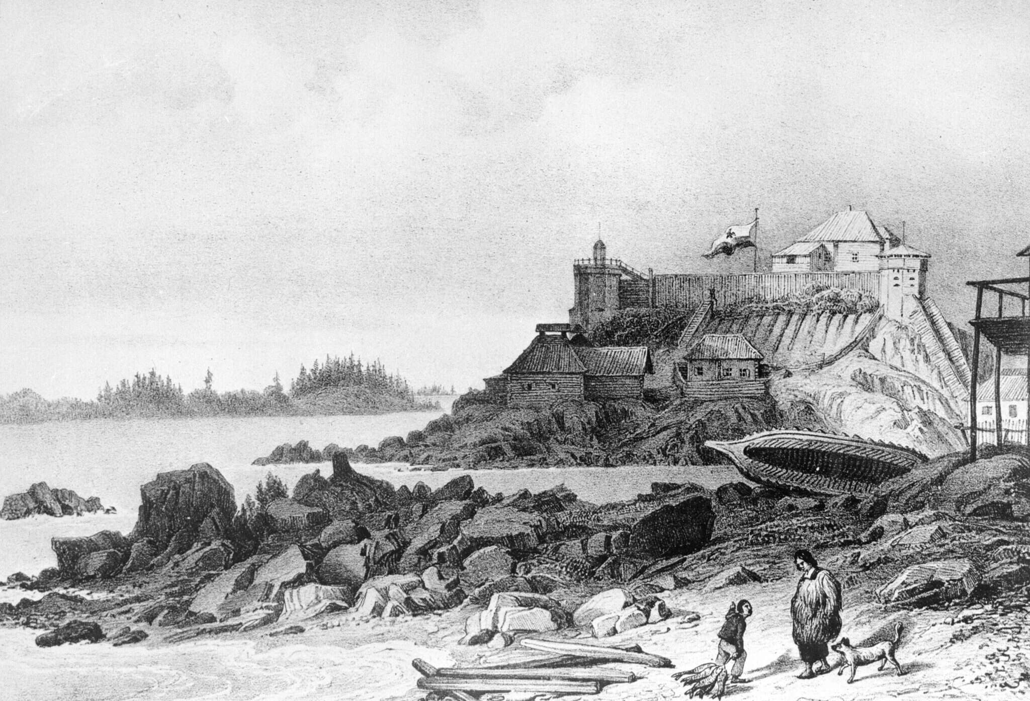 אלסקה ב-1827. | גטי אימג'ס