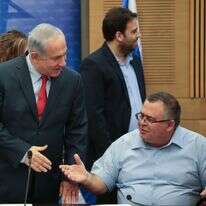 בנימין נתניהו ודוד ביטן. | אורן בן חקון