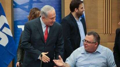 בנימין נתניהו ודוד ביטן. | אורן בן חקון בנימין נתניהו ודוד ביטן. | אורן בן חקון