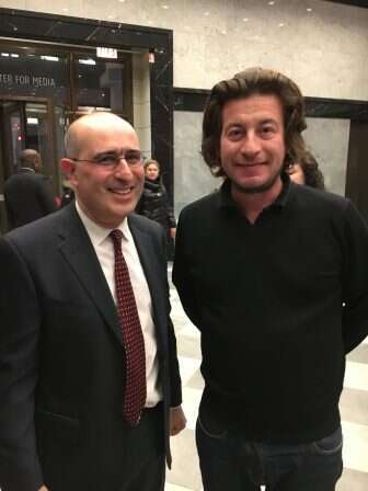 הבמאי פרנץ טורוק וגדעון טיילור, יו"ר התפעול של איל"ר. | איל"ר הבמאי פרנץ טורוק וגדעון טיילור, יו"ר התפעול של איל"ר. | איל"ר