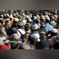 הלווייתו של הרב רזיאל שבח | AFP