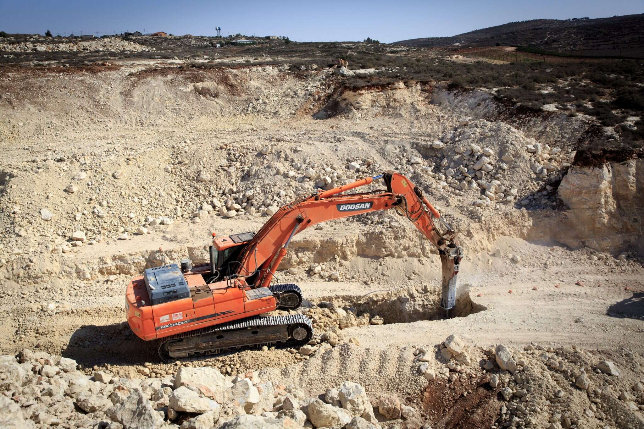 עבודות הבנייה בעמיחי. | הלל מאירTPS