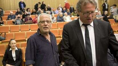 יגאל סרנה בבית המשפט. | גדעון מרקוביץ'