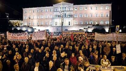 הפגנות ביוון. | AFP