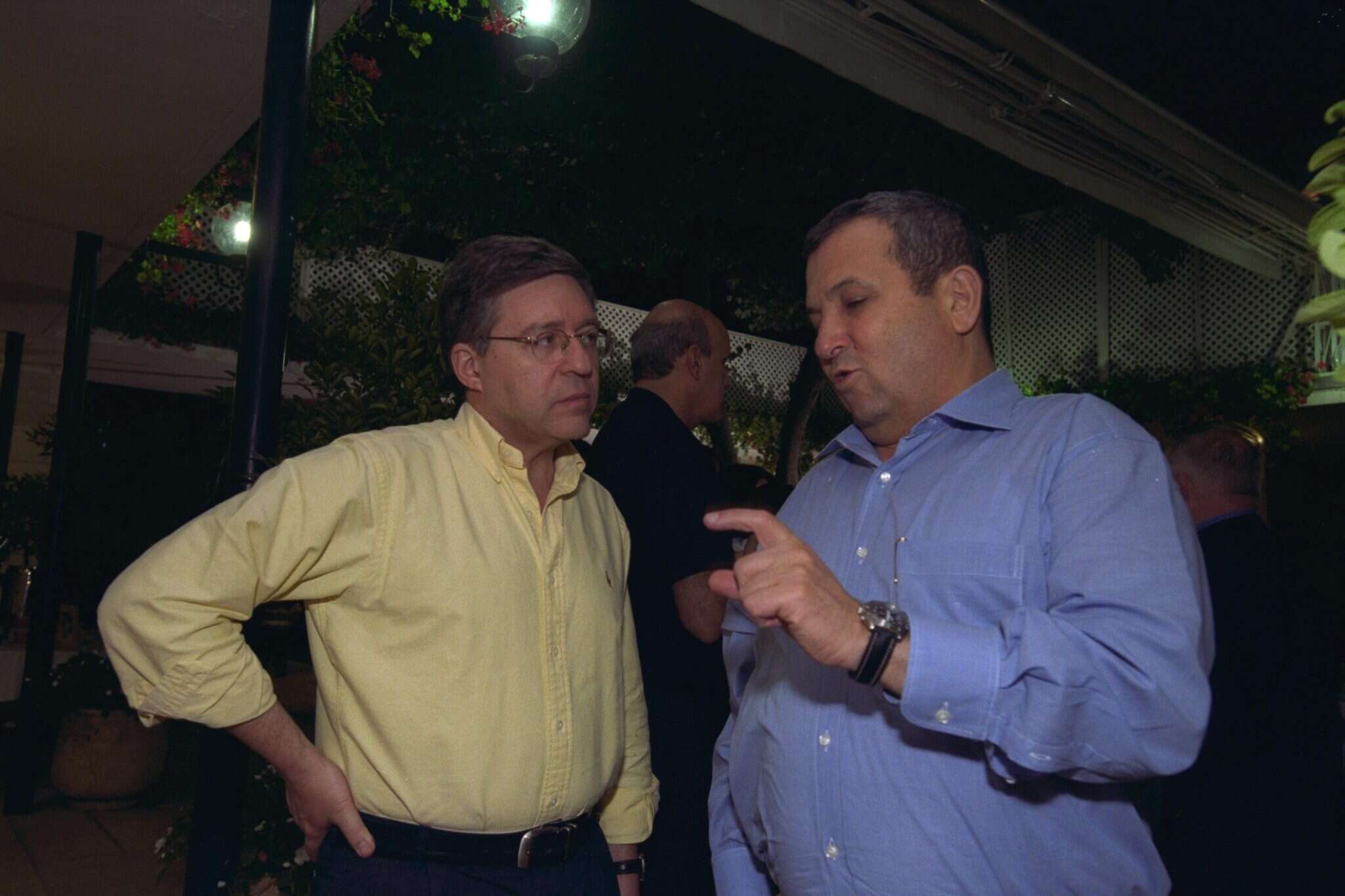 אהוד ברק עם יוסי ביילין. | סער יעקב לע"מ