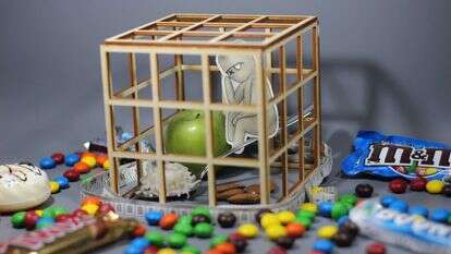 לא השמנתי. ואם השמנתי, אז מה קרה. איור: יבגני זלטופולסקי