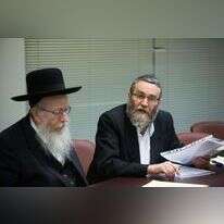 משה גפני ויעקב ליצמן. | יונתן זינדל, פלאש 90