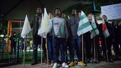 הפגנה בתל אביב נגד הוצאת מסתננים מישראל. | מרים אלסטר, פלאש90