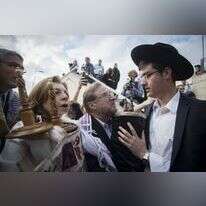 חרדי ורפורמיים בכותל. | הדס פרוש/פלאש 90