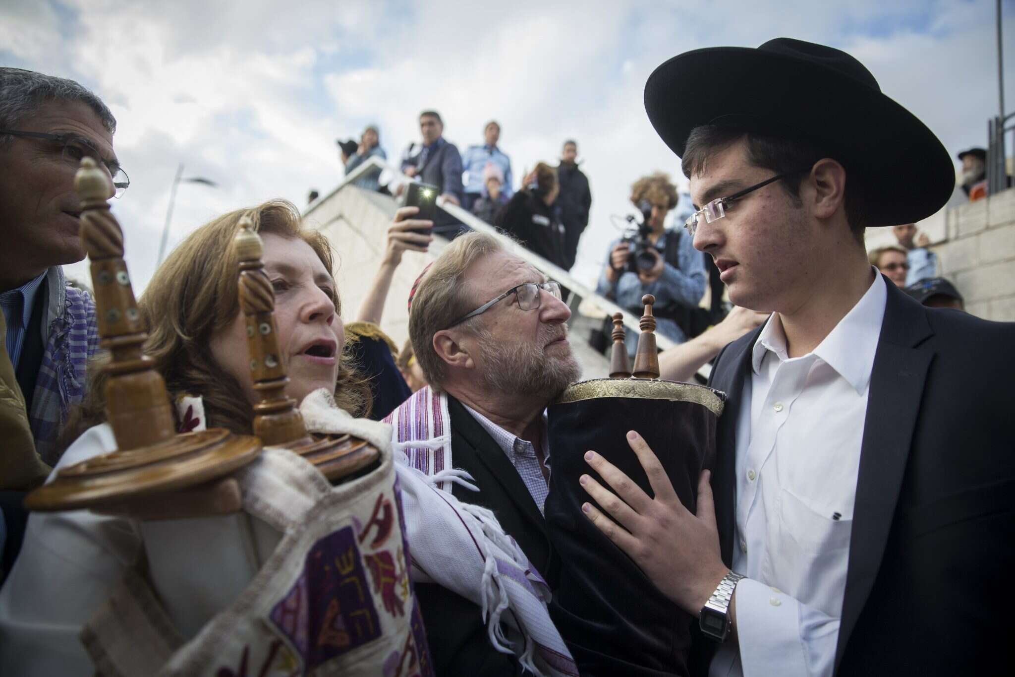 חרדי ורפורמיים בכותל. | הדס פרוש/פלאש 90