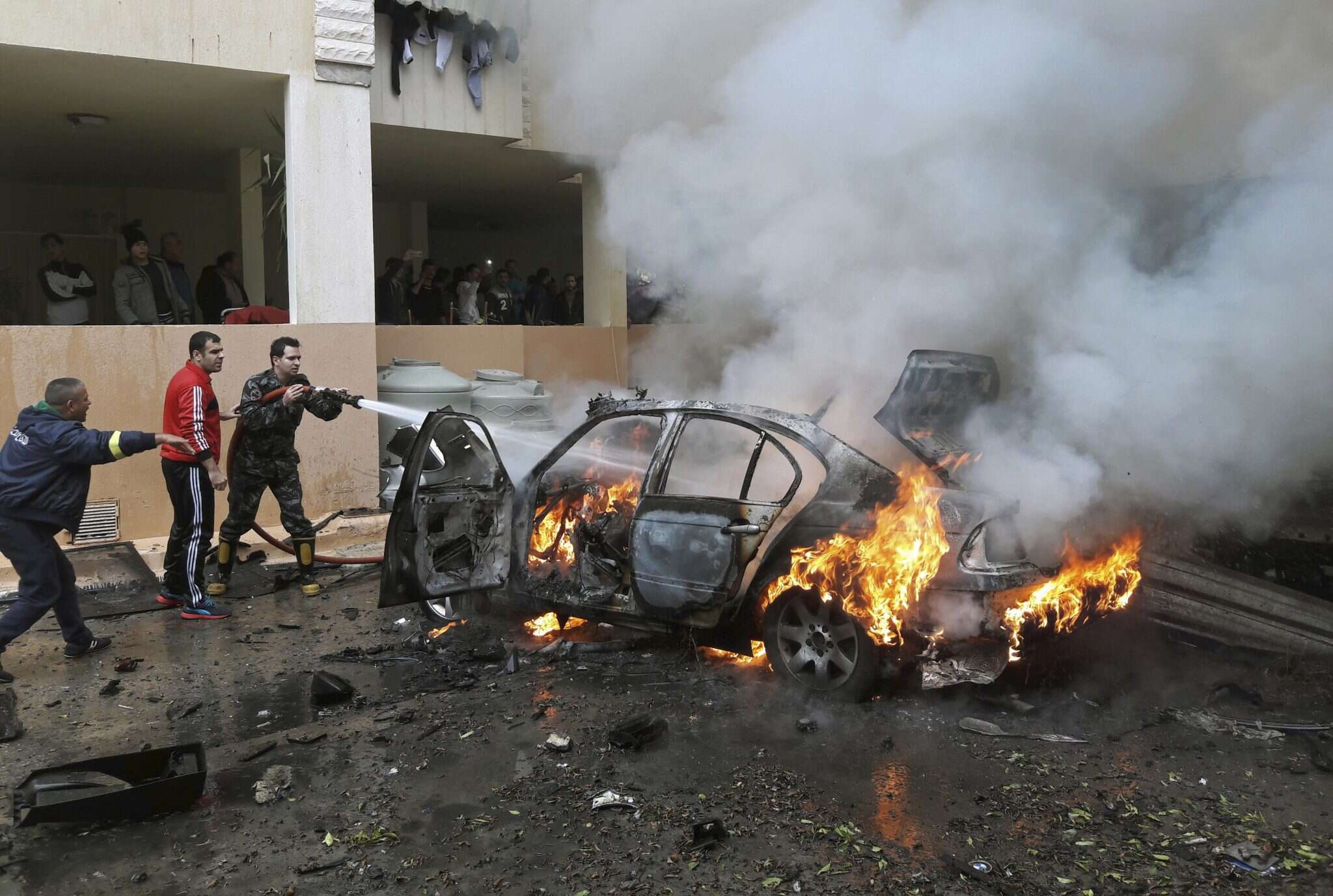 זירת ההתנקשות בחמדאן. | APA