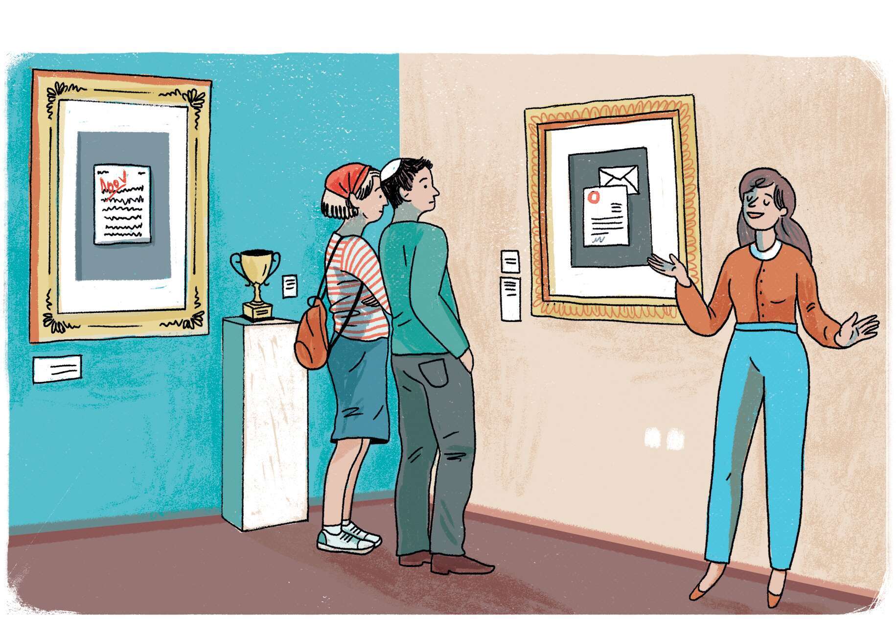 נקודת ציון. איור: נועה קלנר נקודת ציון. איור: נועה קלנר