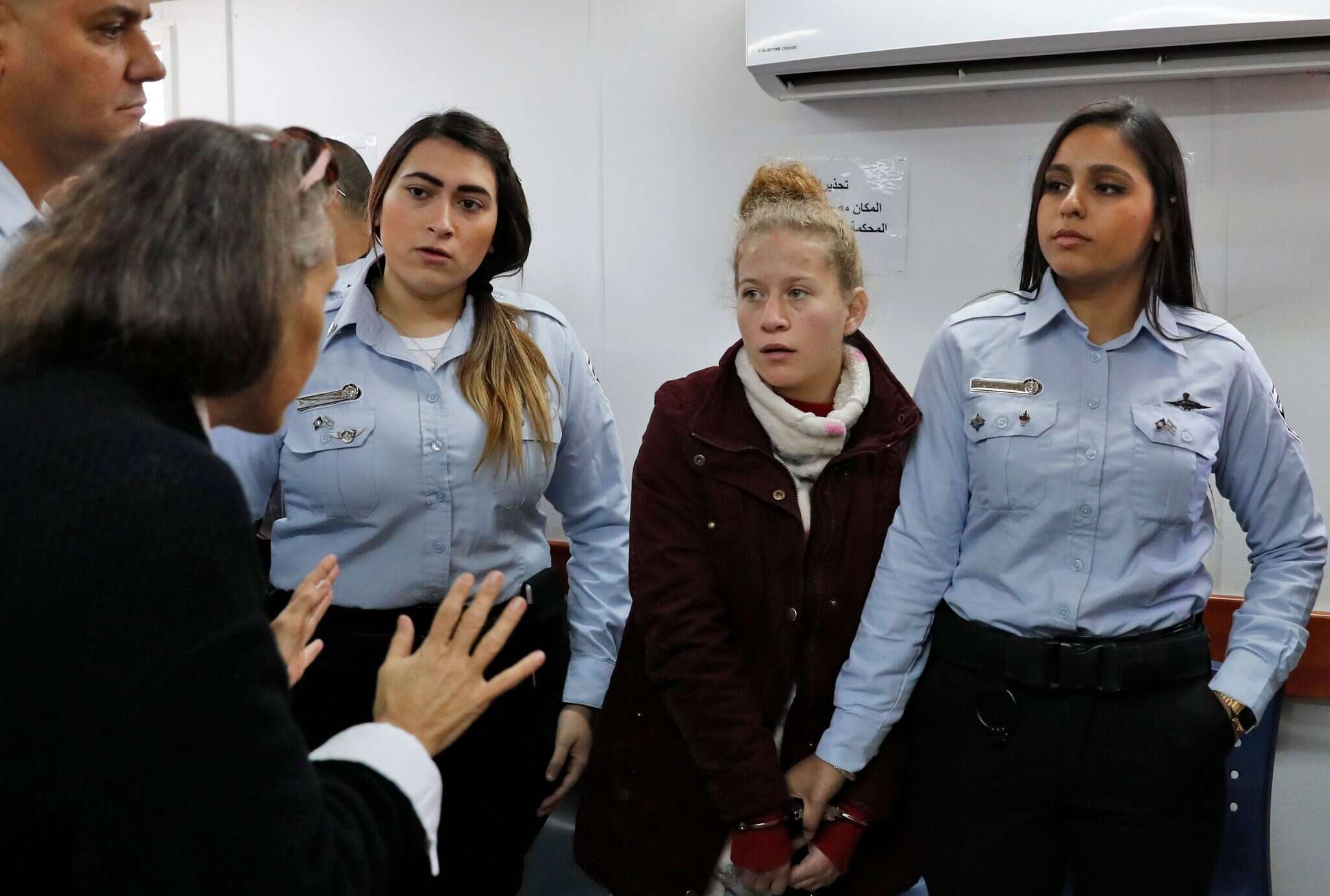 עאהד תמימי בבית המשפט. | AFP