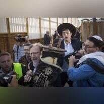 עימות בין חרדים לרפורמים בכותל המערבי. | הדס פרוש/פלאש 90