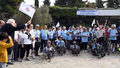 ארגון נכי צה"ל במירוץ הלפיד. | חיים צח לע"מ