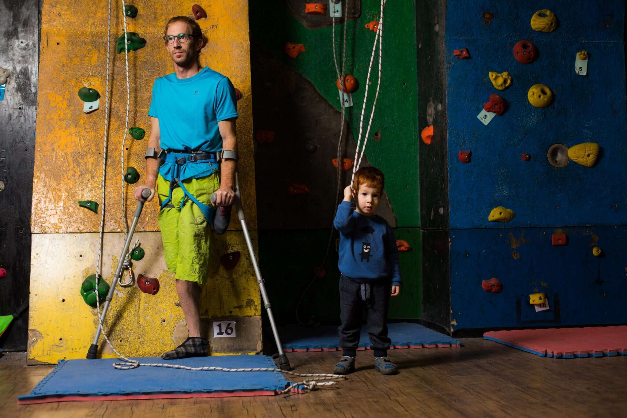 מתן ברמן ובנו ליאור. | אריק סולטן