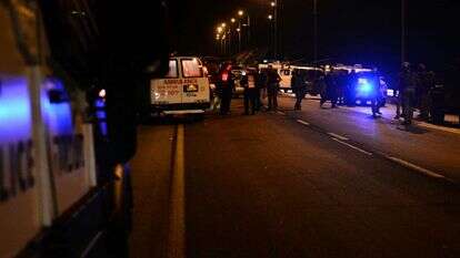 אמבולנס ליד חוות גלעד, ארכיון. | מאיר לביא/TPS