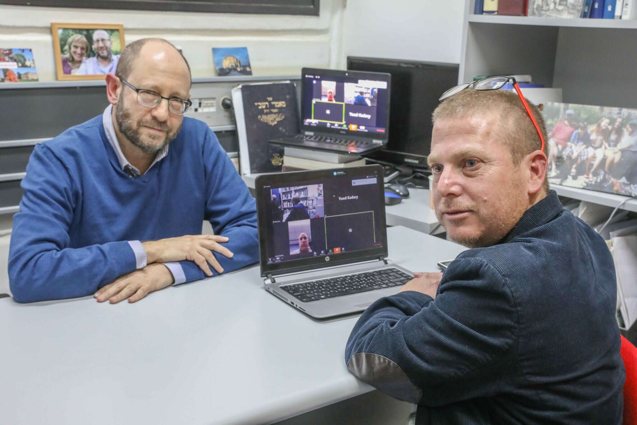ד"ר יועד קדרי ופרופ' בועז הוס. | יוסי אלוני