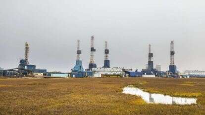 תחנה לשאיבת נפט אמריקנית באלסקה. | EPA