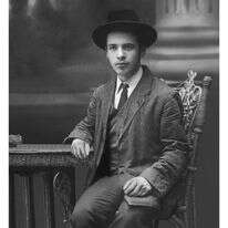 הלל פרלמן, ארץ ישראל, סביבות 1912. | באדיבות אחד מבני משפחת מינץ