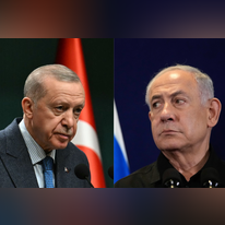 ראש הממשלה בנימין נתניהו (ימין) ונשיא טורקיה רג'פ טאיפ ארדואן | AFP