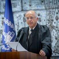 השופט נעם סולברג בטקס בבית הנשיא | חיים גולדברג, פלאש 90