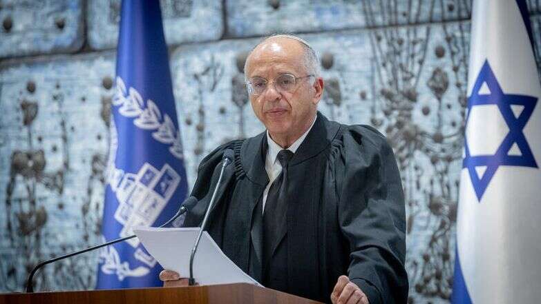 השופט נעם סולברג בטקס בבית הנשיא | חיים גולדברג, פלאש 90 השופט נעם סולברג בטקס בבית הנשיא | חיים גולדברג, פלאש 90