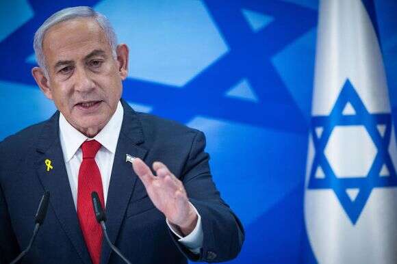 ראש הממשלה בנימין נתניהו במסיבת עיתונאים. | יונתן זינדל, פלאש 90 ראש הממשלה בנימין נתניהו במסיבת עיתונאים. | יונתן זינדל, פלאש 90