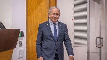 ראש הממשלה בנימין נתניהו בבית המשפט. | מרים אלסטר, פלאש 90