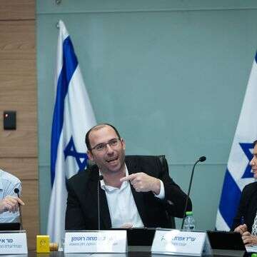 רוטמן בוועדת חוקה, חוק ומשפט, בחודש הקודם | יונתן זינדל, פלאש 90