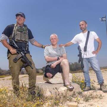 מימין: שגיא ארד, ברוך כהן ואוהד דרזמן | יוסי אלוני
