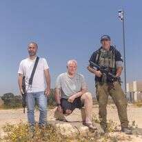 תודעה פריפריאלית, קיבוצניקית, של שומרי גבולות. מימין: אוהד דרזמן, ברוך כהן ושגיא ארד | יוסי אלוני