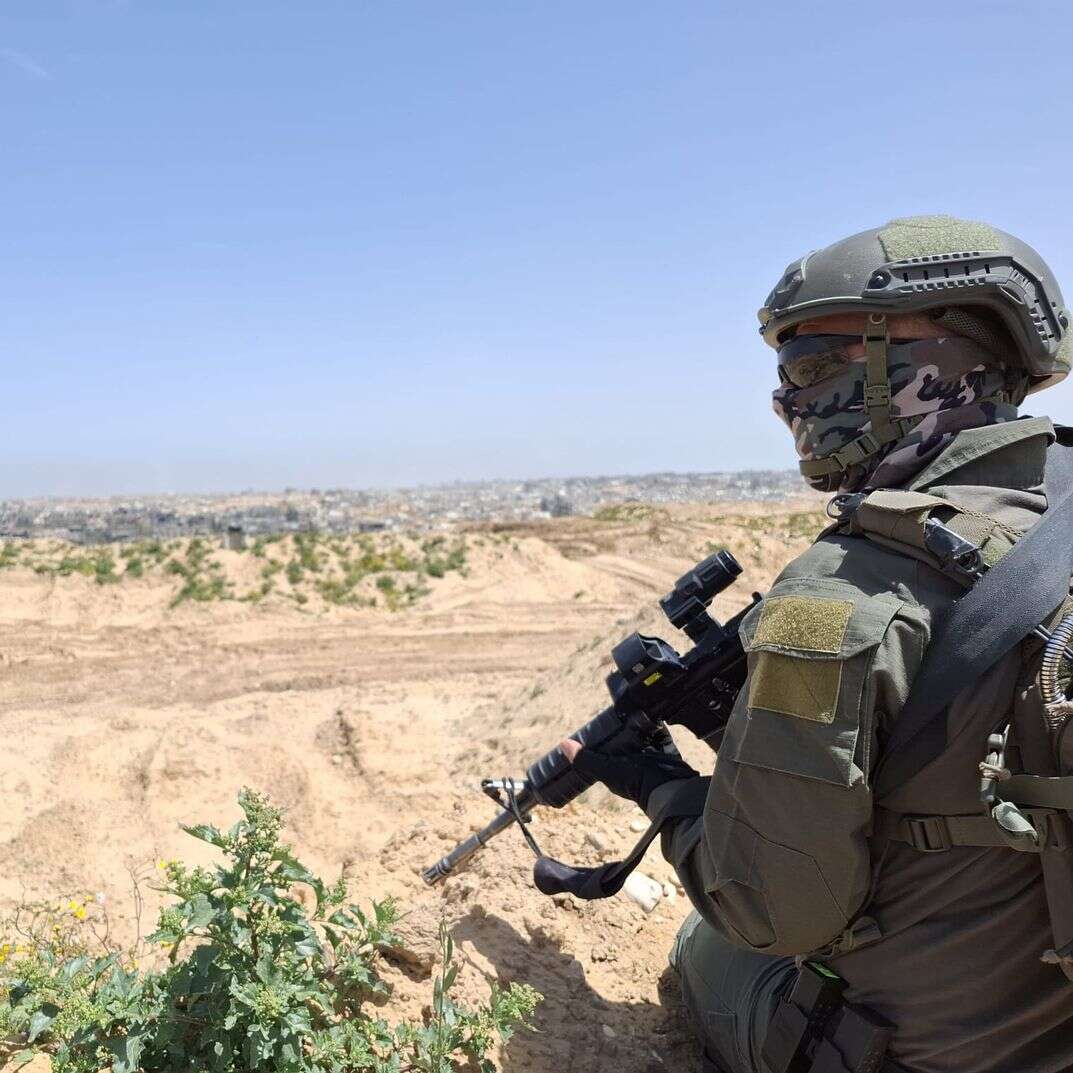 תצפית על תל־סולטאן שבדרום רפיח | דובר צה"ל תצפית על תל־סולטאן שבדרום רפיח | דובר צה"ל