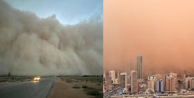 סופת חול, אילוסטרציה | צילום מסך מיוטיוב