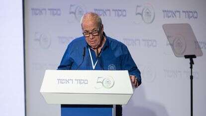 עמרי שלמון, מנכ"ל המועצה לשימור אתרי מורשת בישראל בוועידת ההתיישבות | לירון מולדובן