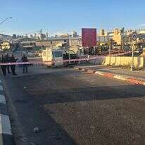 זירת הפיגוע במחסום הכבשים. | דוברות הר חברון
